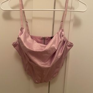 Violet corset top from UO